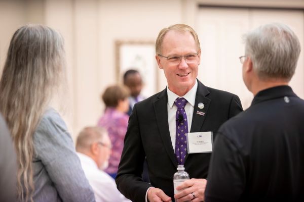 Provost Roy Haggerty attends the 2022 Summer Leadership Institute.