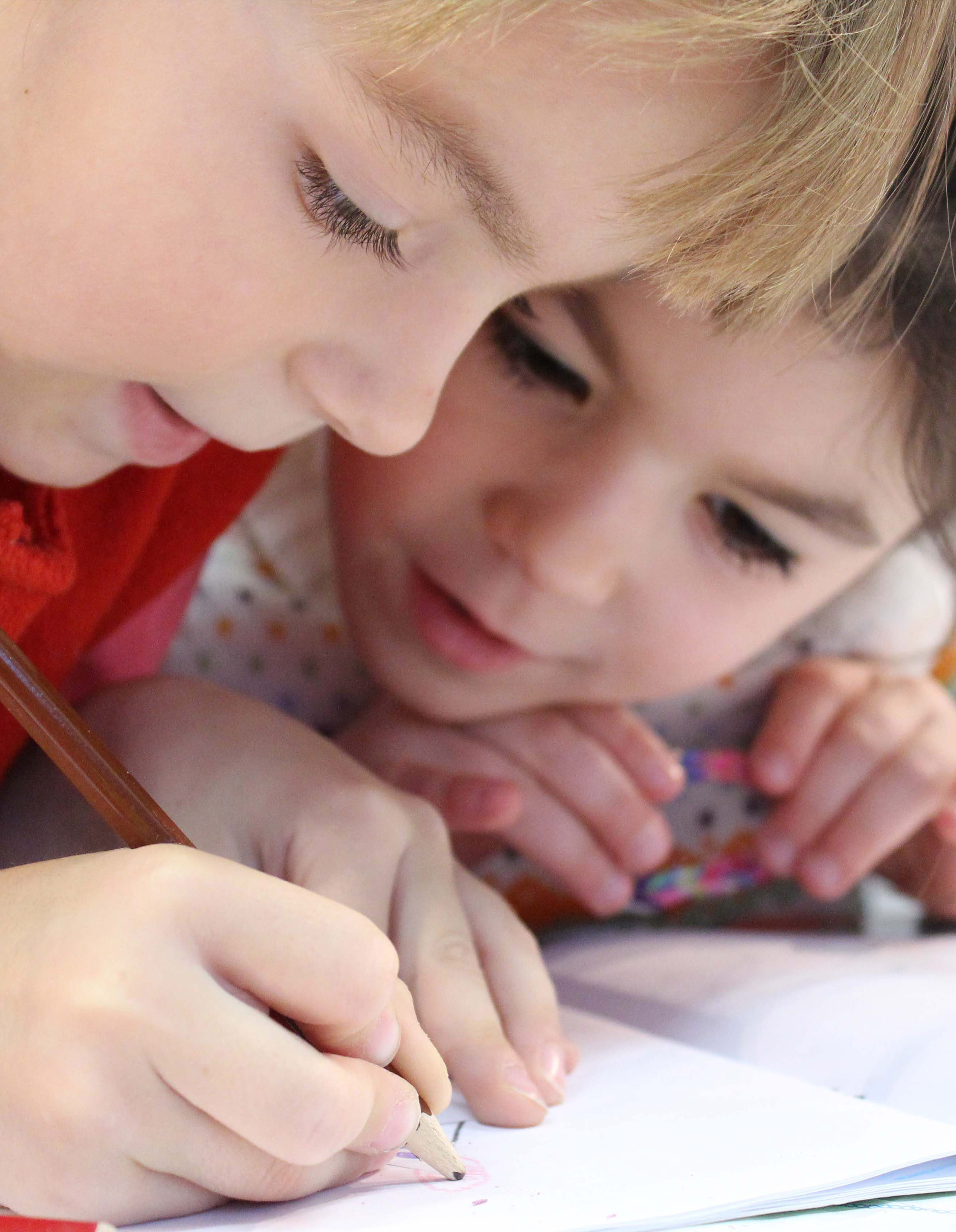 Two Children playing