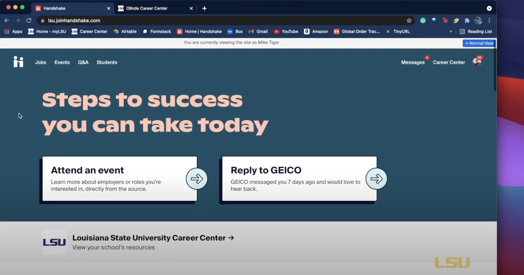 career center video